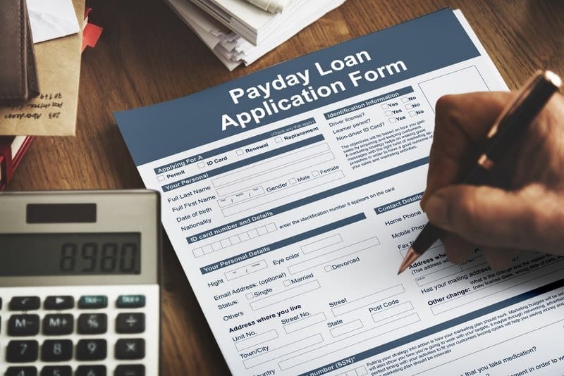 A payday loan alternative application